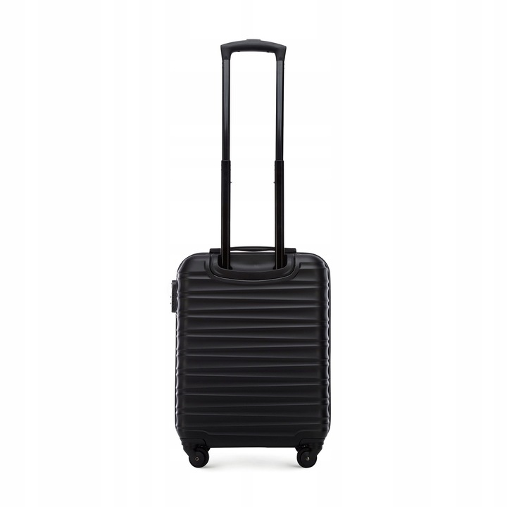WITTCHEN mała walizka z ABS-u z żebrowaniem czarna