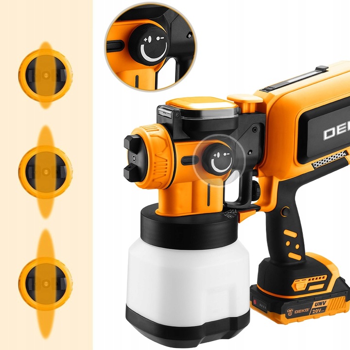 PISTOLET DO MALOWANIA ŚCIAN AGREGAT MALARSKI 3DYSZE 70 DIN ZESTAW XXL DEKO