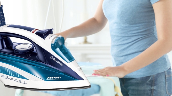 Żelazko parowe stopa ceramiczna duża moc MPM MZE-21/NS