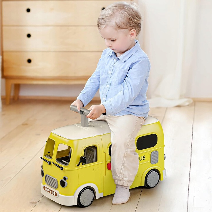 AUTOBUS SZKOLNY JEŹDZIK 2W1 DOMEK SZKOŁA DLA LALEK AKCESORIA