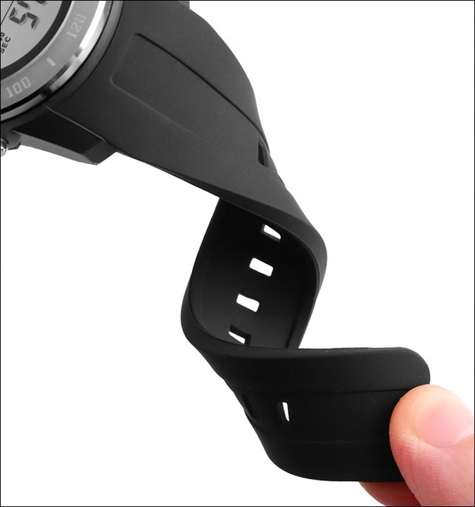 Zegarek męski SKMEI czarny elektroniczny wiele funkcji