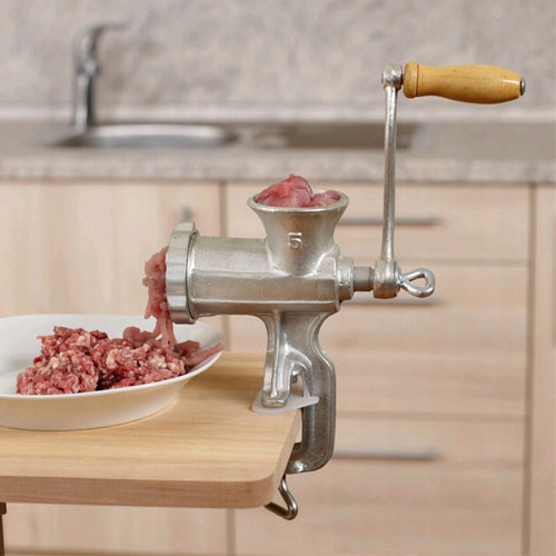RĘCZNA MASZYNKA DO MIELENIA MIĘSA 5 ŻELIWNA