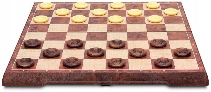 SZACHY WARCABY MAGNETYCZNE KLASYCZNE 2W1 GRA LOGICZNA