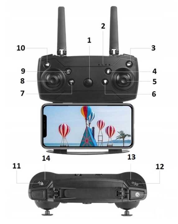 DRON PRO 2x KAMERA 4K ZAWIS 200M UNIKANIE PRZESZKÓD WIFI TORBA PILOT