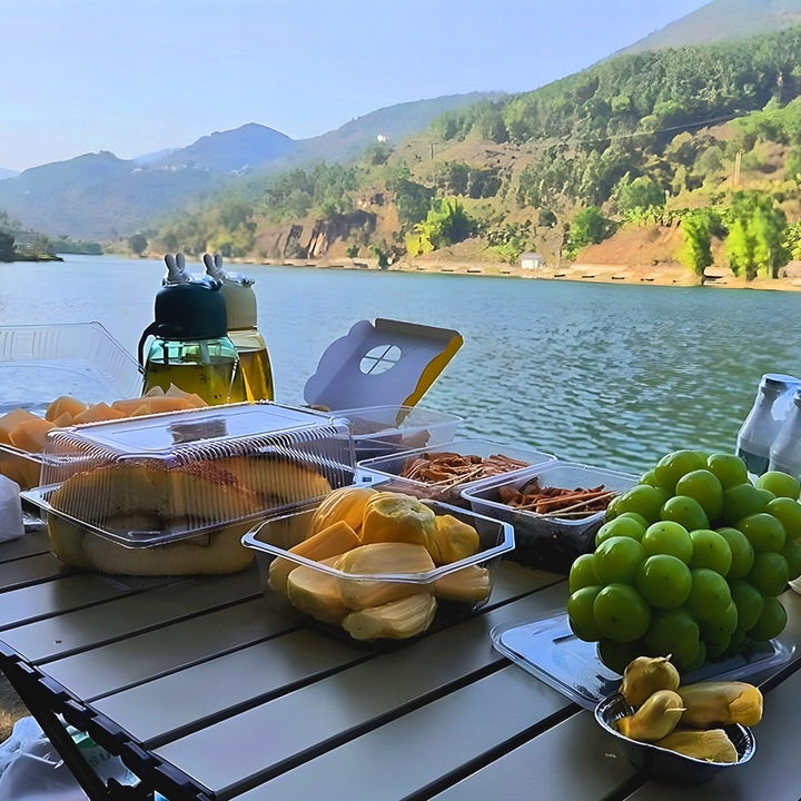 STÓŁ SKŁADANY TURYSTYCZNY OGRODOWY CATERINGOWY STOLIK ROZKŁADANY NA TARAS