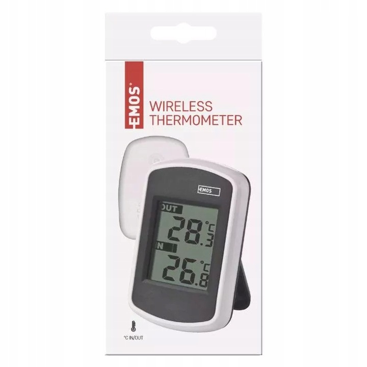 Termometr bezprzewodowy z pomiarem zewn. EMOS