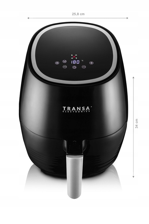 Frytkownica beztłuszczowa Czarna DOTYKOWY PANEL LED 5 PROGRAMÓW 2,5L