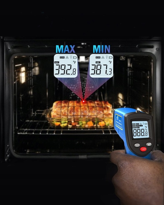 PIROMETR BENETECH -50 +400°C REGULACJA EMISYJNOŚCI