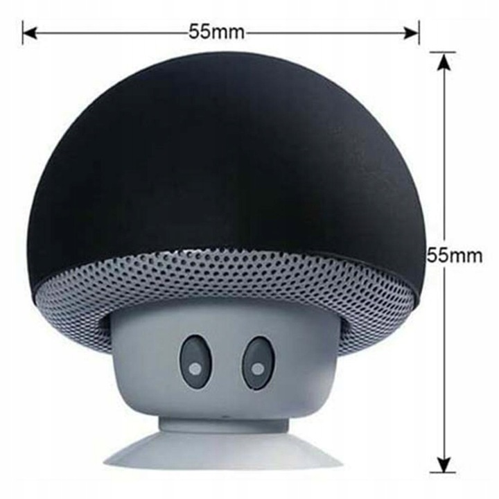 Setty głośnik Bluetooth Grzybek czarny