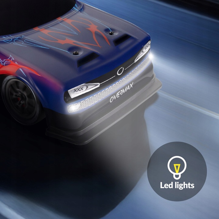 Samochód Auto RC DRIFT DRIFTING do DRIFTU ZDALNIE STEROWANY 1:16 20km/h LED