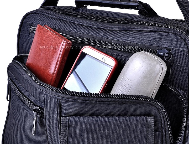 G1-13 POJEMNA TECZKA MĘSKA NA DOKUMENTY DELEGACJĘ