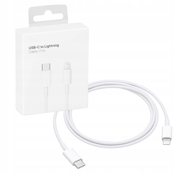 SZYBKA ŁADOWARKA DO IPHONE KOSTKA 20W + KABEL 1M / USB-C - IPHONE LIGHTING