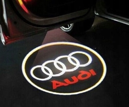 LOGO LED LAMPKI DRZWI AUDI Q3 Q5 Q7 A3 A4 A6 A8