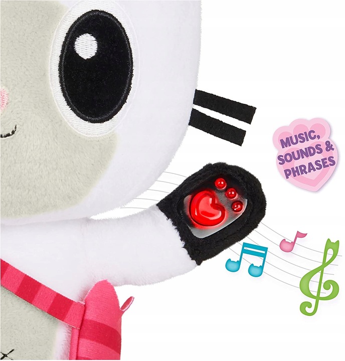 INTERAKTYWNY KOTEK KOT KICIUŚ MÓWIĄCY PANDUŚ Koci Domek Gabi DUŻY 31cm