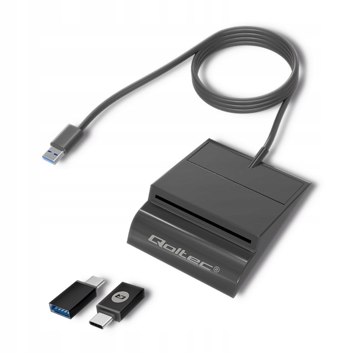 Inteligentny czytnik chipowych kart ID USB typu C
