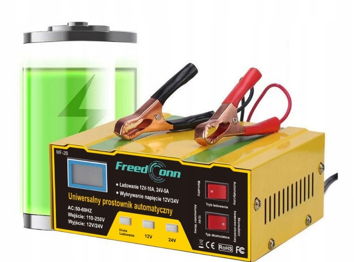 MF-2B Prostownik AUTOMATYCZNY Z FUNKCJĄ NAPRAWY 12V 24V