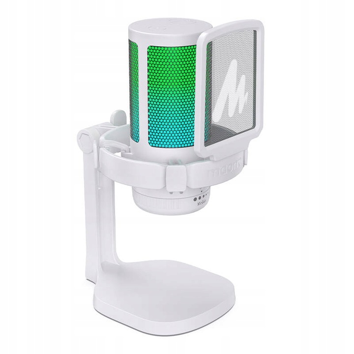 MAONO Mikrofon Gamingowy USB RGB Dla Gracza Streamera PC PS4/5 + Pop Filtr