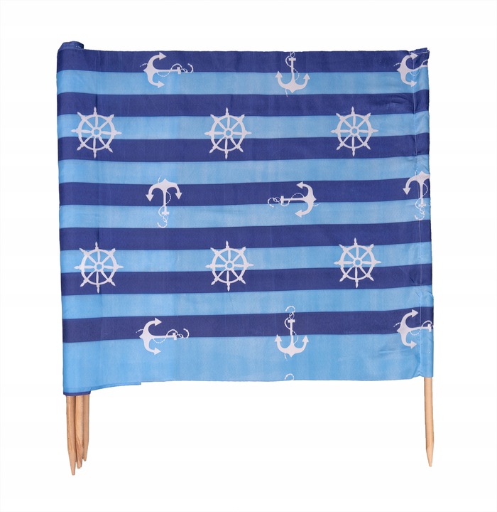 PARAWAN WAKACYJNY 4M PLAŻOWY WYTRZYMAŁY MORSKI WZÓR-POLSKI