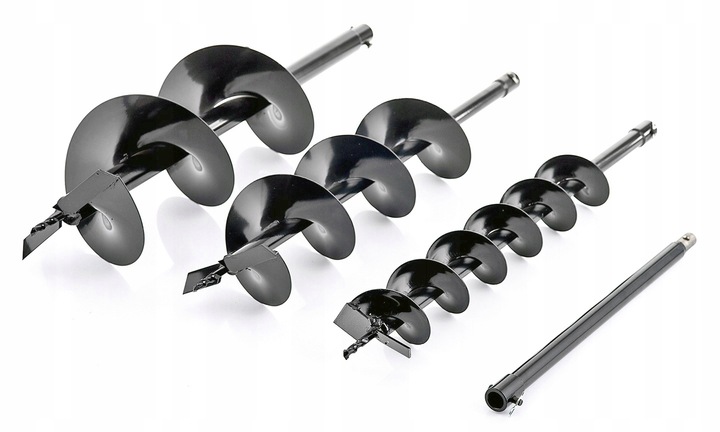 WIERTNICA GLEBOWA ŚWIDER SPALINOWY do gleby + WIERTŁA 10/15/20CM PRZEDŁUŻKA