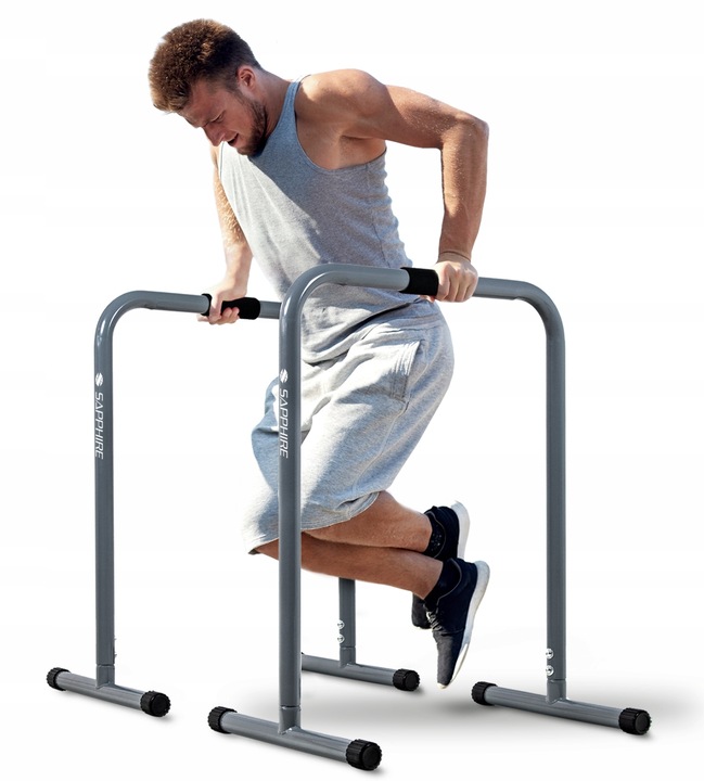 PORĘCZE stacjonarne uchwyty DO POMPEK dipów PODPÓRKI do ćwiczeń METALOWE