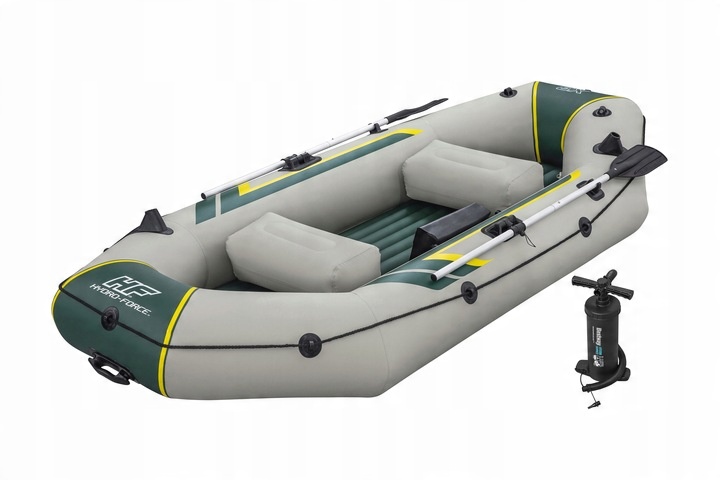 BESTWAY 65160 PONTON RANGER ELITE X3 RAFT SET 3 OS. POMPKA + WIOSŁA