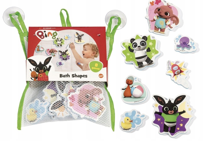 Bing Piankowe Puzzle do kąpieli 8 elementów 10m+