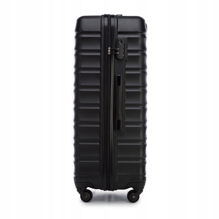 WITTCHEN duża walizka z ABS-u żebrowana czarna