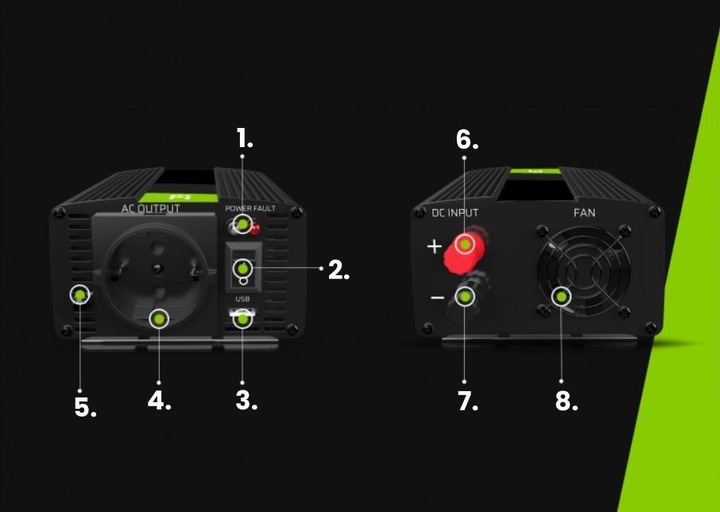 PRZETWORNICA NAPIĘCIA INWERTER Green Cell INV06
