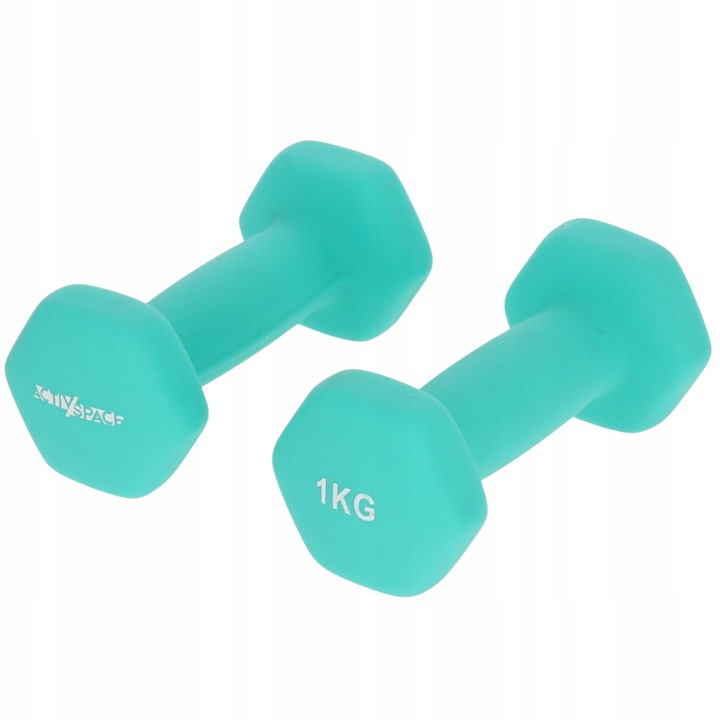 HANTELKI DO ĆWICZEŃ 2X1KG CIĘŻARKI HANTLE ZESTAW