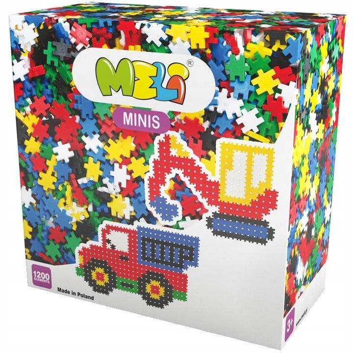 KLOCKI KONSTRUKCYJNE Wafle MELI Minis 1200 elem.