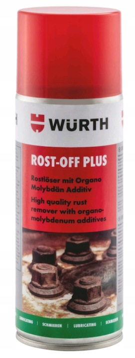 WURTH Odrdzewiacz ROST-OFF PLUS 400ml SMAR OMC2 Efekt Smarowania Zestaw2szt