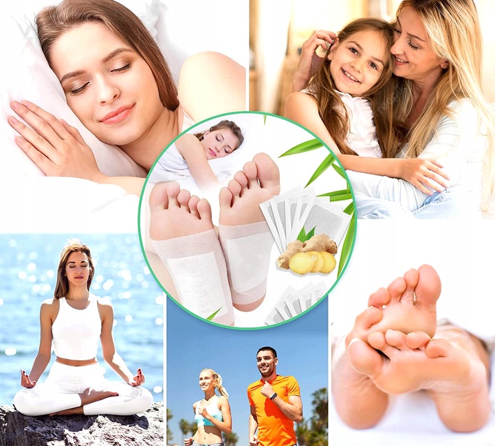 PLASTRY DO STÓP OCZYSZCZAJĄCE Z TOKSYN KINOKI DETOX ORYGINALNA 100SZT