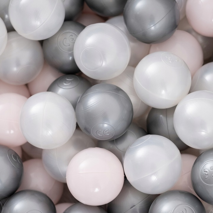 Suchy Basen z Kulkami 90x30 dla Dzieci Szary Smart 200 piłek MISIOO