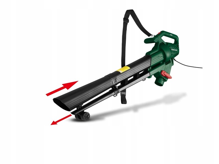 Elektryczna DMUCHAWA I ODKURZACZ DO LIŚCI PARKSIDE PLS 2600 C2 2600 W 3w1