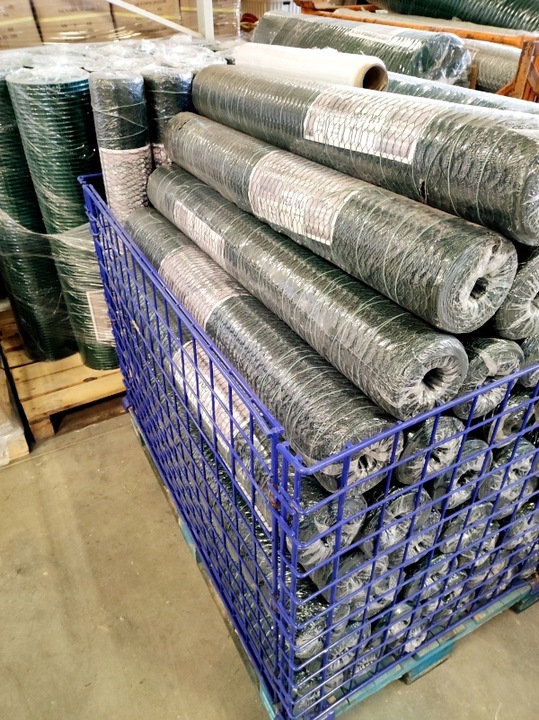 Siatka heksagonalna powlekana PCV 1.0m/25m oczko 25.4mm drut 1.07mm