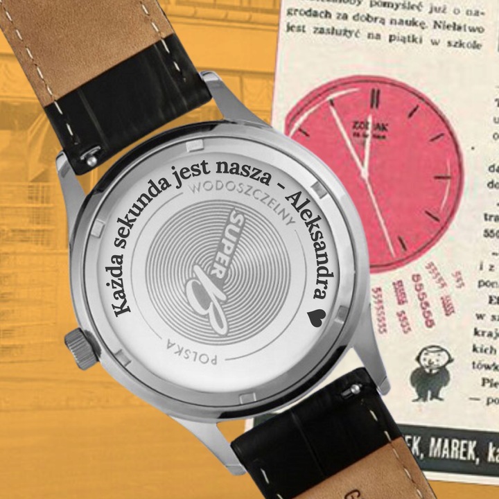 Nowy Oryginalny Zegarek Błonie Zodiak Damski Bratek klasyczny + grawer