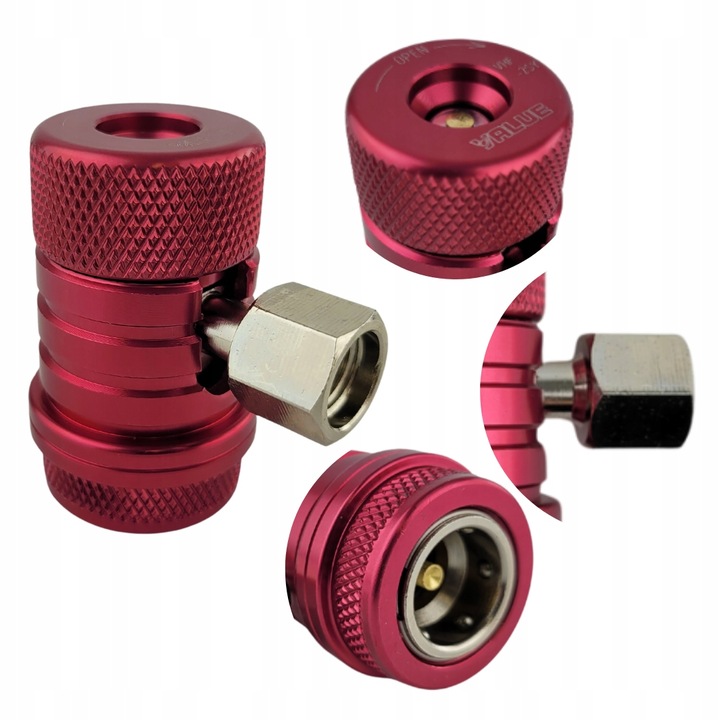 Szybkozłącze wysokiego ciśnienia do R134a Value VHF-SA-WC 1/4" SAE