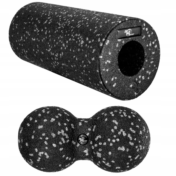 ZESTAW ROLLERÓW DO MASAŻU 4W1 ROLLER+MINI WAŁEK+DUOBALL+PIŁKA PREZENT