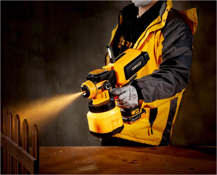 PISTOLET DO MALOWANIA ŚCIAN AGREGAT MALARSKI 3DYSZE 70 DIN ZESTAW XXL DEKO