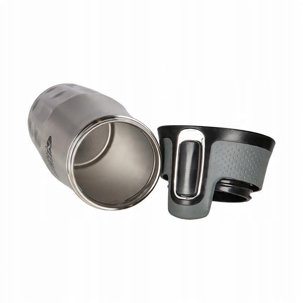 Turystyczny KUBEK TERMICZNY na wyjazdy 420ml silve