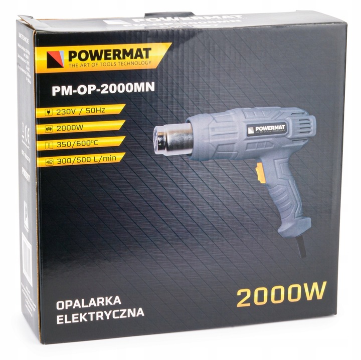 OPALARKA ELEKTRYCZNA 2 BIEGI 4 DYSZE 600C 2000W