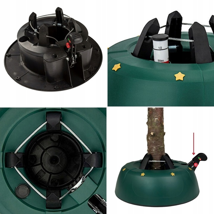 STOJAK CHOINKOWY NA CHOINKĘ DUŻY DRZEWKO 3m PODSTAWKA NA WODĘ SAMOZACISKOWY