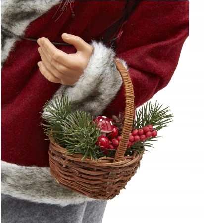 Pani Mikołajowa Mikołaj Figura Świąteczna duża 81 cm