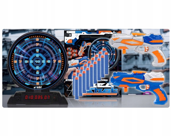 NAJLEPSZY PREZENT DLA 6 7 8 9 10 11 12 LATKA ELEKTRONICZNA TARCZA NEOSHOT