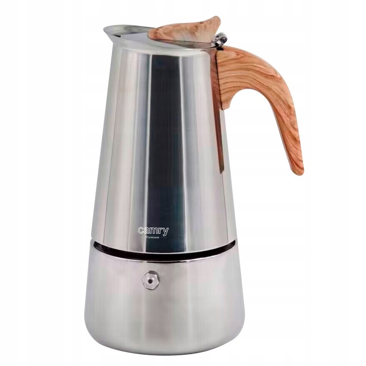 Kawiarka Zaparzacz do kawy 320ml Działa na indukcji, Gaz, Stalowa Camry