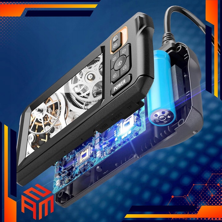 Kamera Endoskopowa Inspekcyjna 1080p 5m Bezprzewodowa Przemysłowa Zestaw