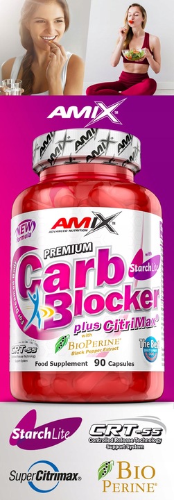 BLOKER KALORII, SPALACZ TŁUSZCZU - Amix Carb blocker tabletki odchudzanie