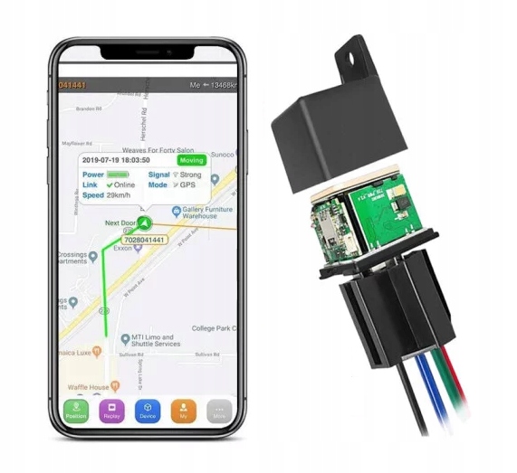 LOKALIZATOR GPS SINOTRACK ST907 ODCIĘCIE PALIWA