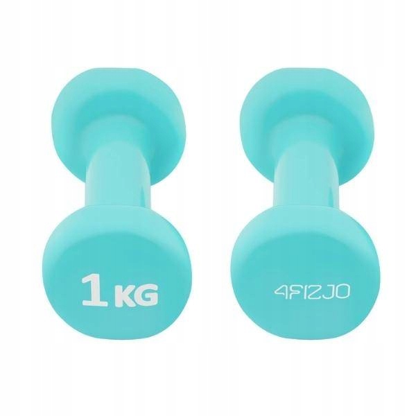 HANTELKI do ćwiczeń 4FIZJO ciężarki żeliwne 2x1kg