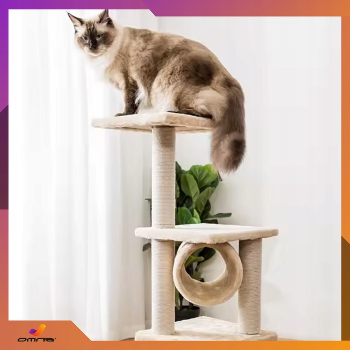 Drapak dla kota duży wysoki drzewko domek budka legowisko słupek mysz walec